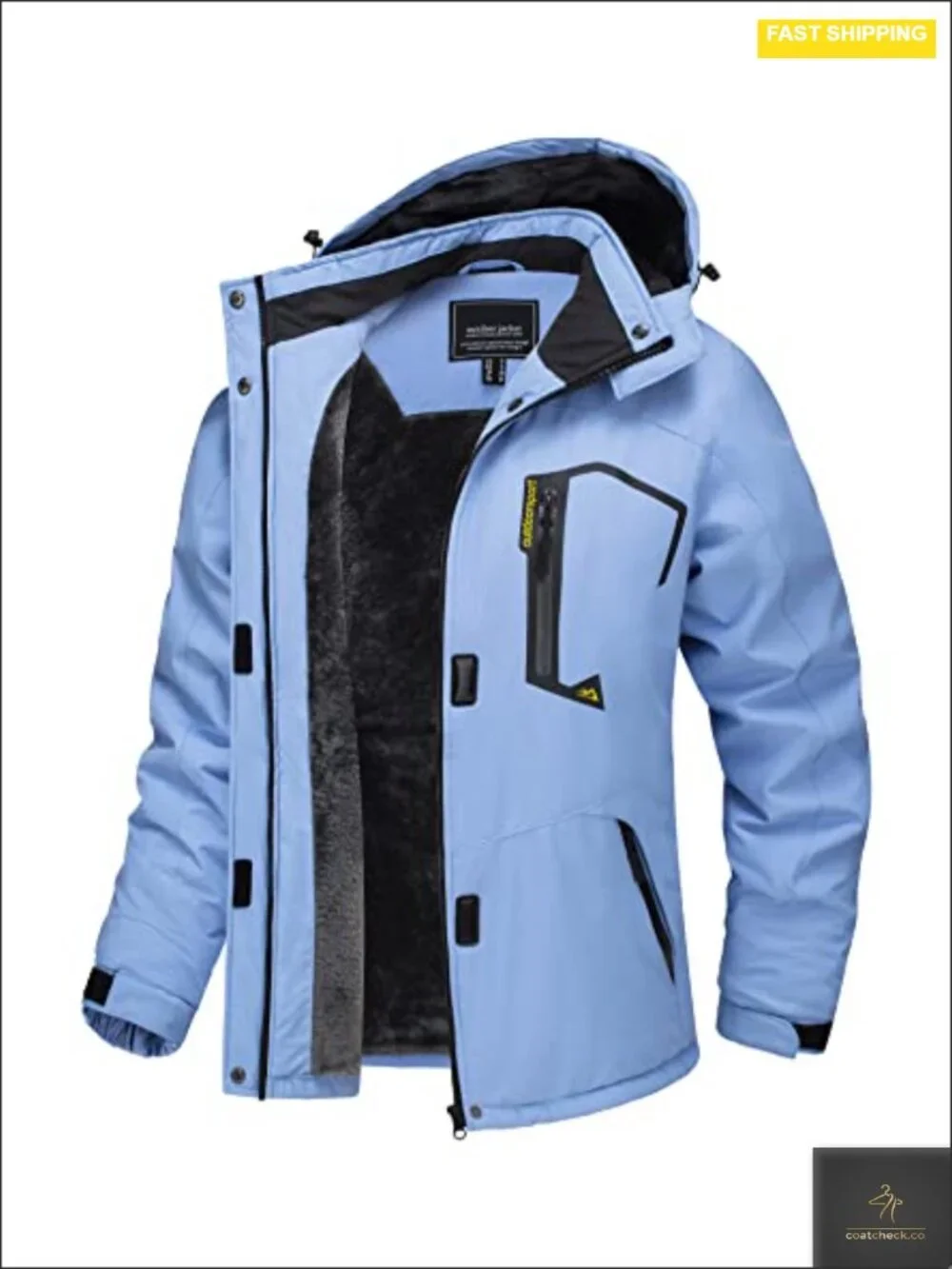 Waterproof Ski & Snowboard Jacket Fleece Lined Winter